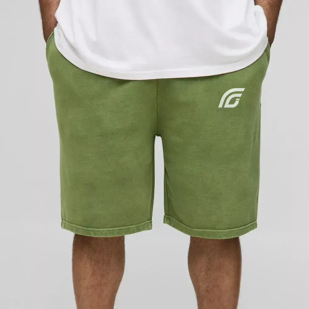 Plus Loose Fit Acid Wash Jersey Shorts